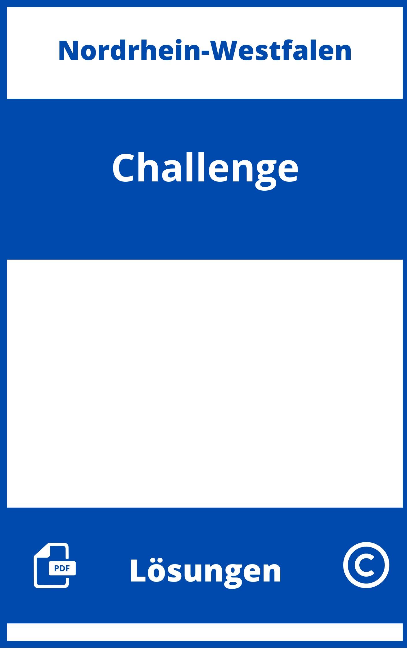 Challenge Lösungen NRW PDF