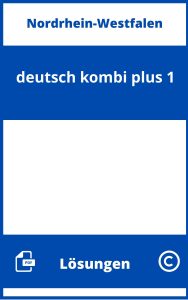 deutsch.kombi plus 1 Lösungen NRW