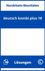 deutsch.kombi plus 10 Lösungen NRW