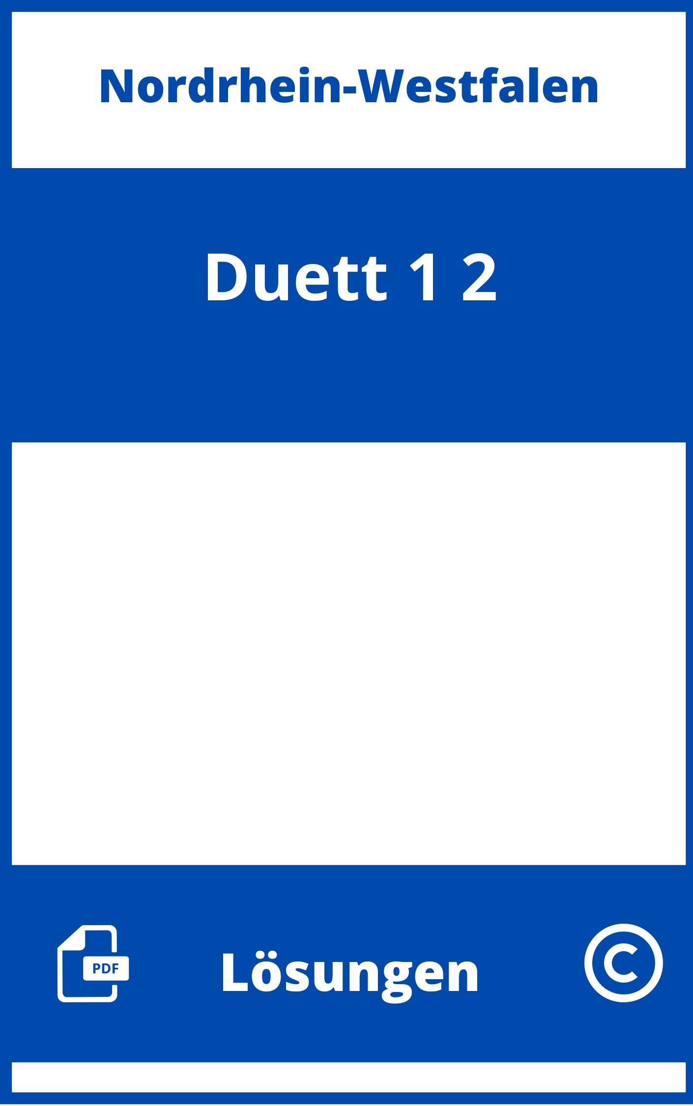 Duett 1/2 Lösungen NRW PDF