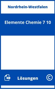 Elemente Chemie 7-10 Lösungen NRW