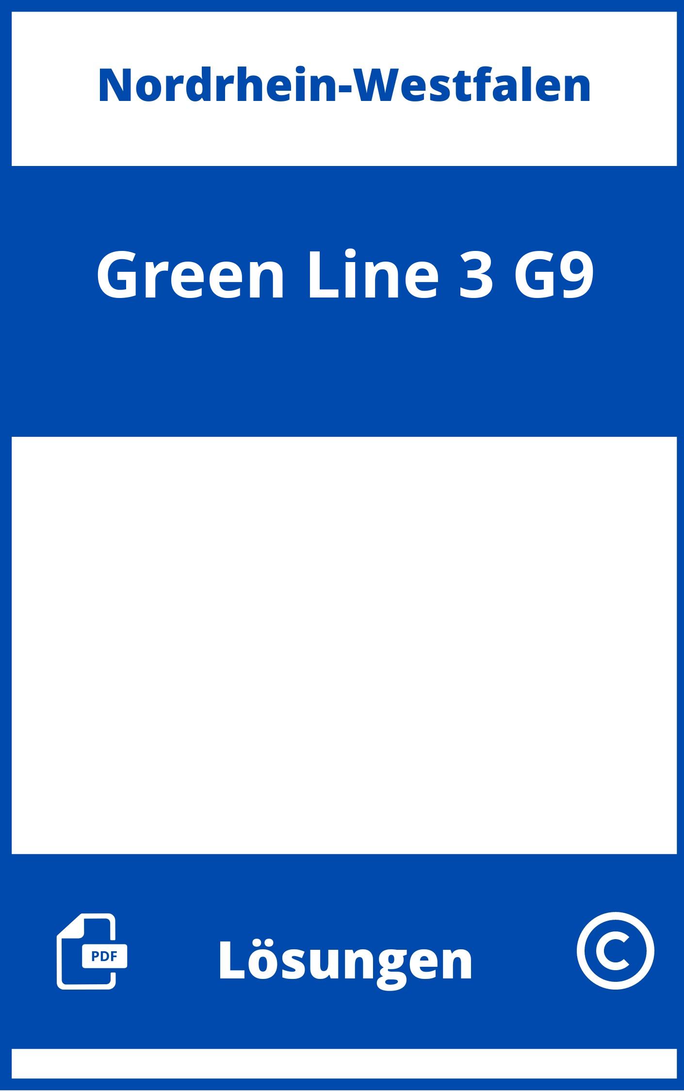 Green Line 3 G9 Lösungen NRW PDF