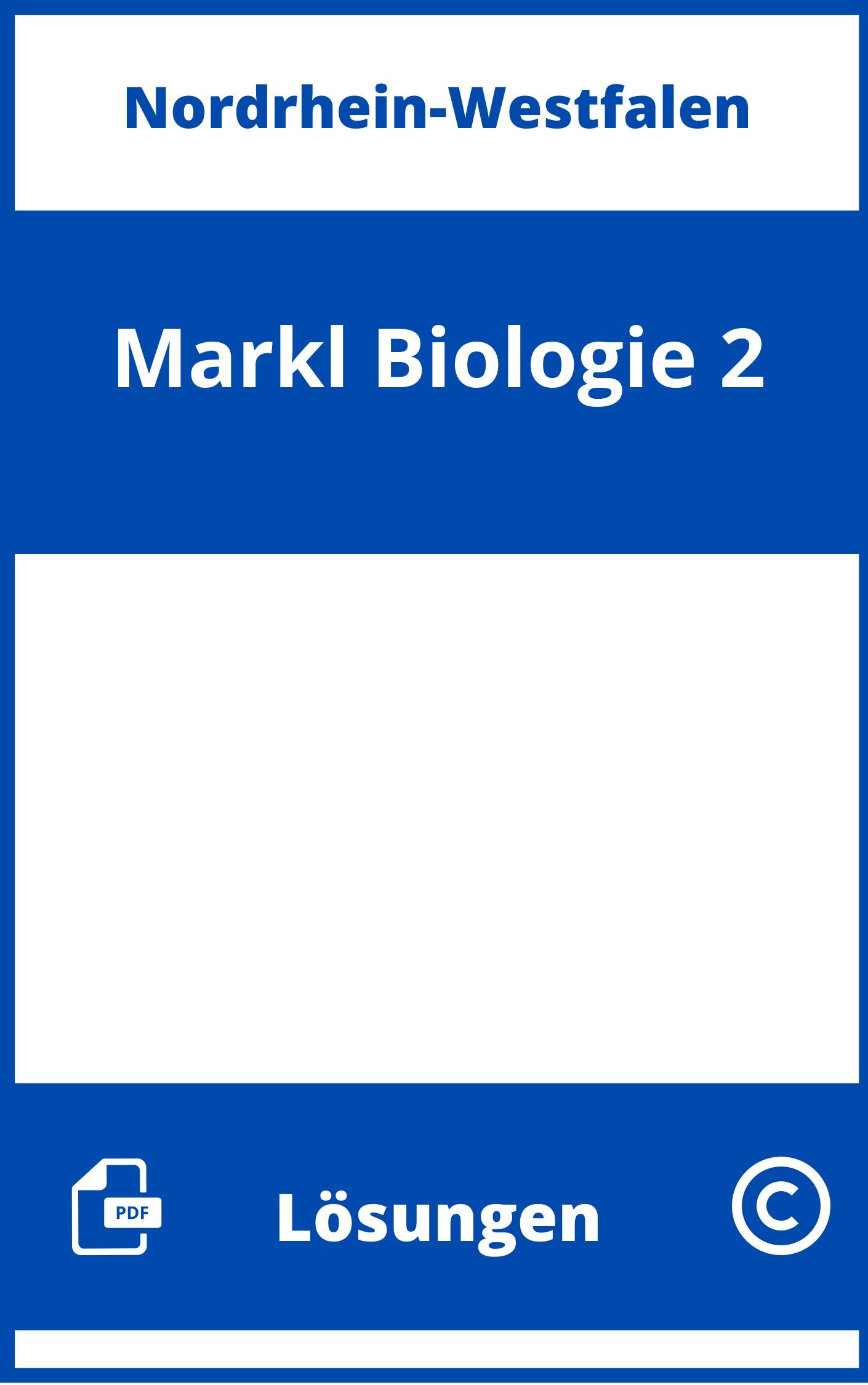 Markl Biologie 2 Lösungen NRW PDF