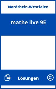 mathe live 9E Lösungen NRW