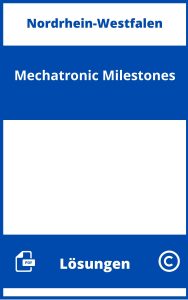Mechatronic Milestones Lösungen NRW