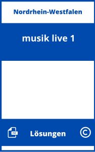 musik live 1 Lösungen NRW