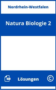 Natura Biologie 2 Lösungen NRW