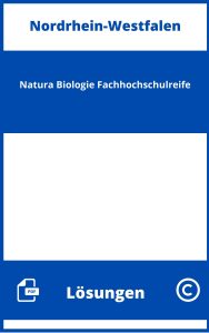 Natura Biologie Fachhochschulreife Lösungen NRW