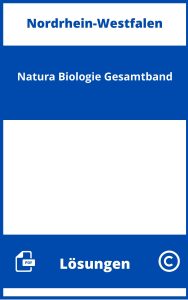 Natura Biologie Gesamtband Lösungen NRW