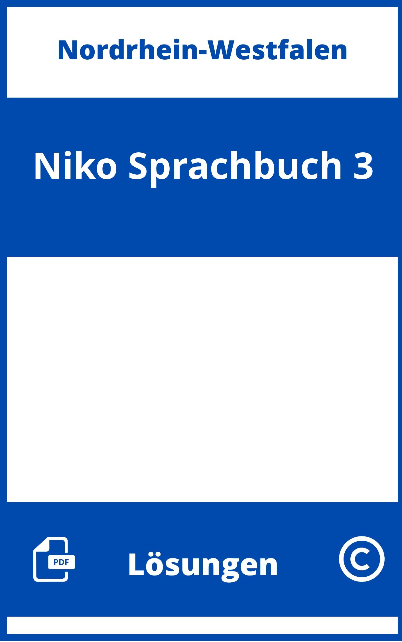 Niko Sprachbuch 3 Lösungen NRW PDF