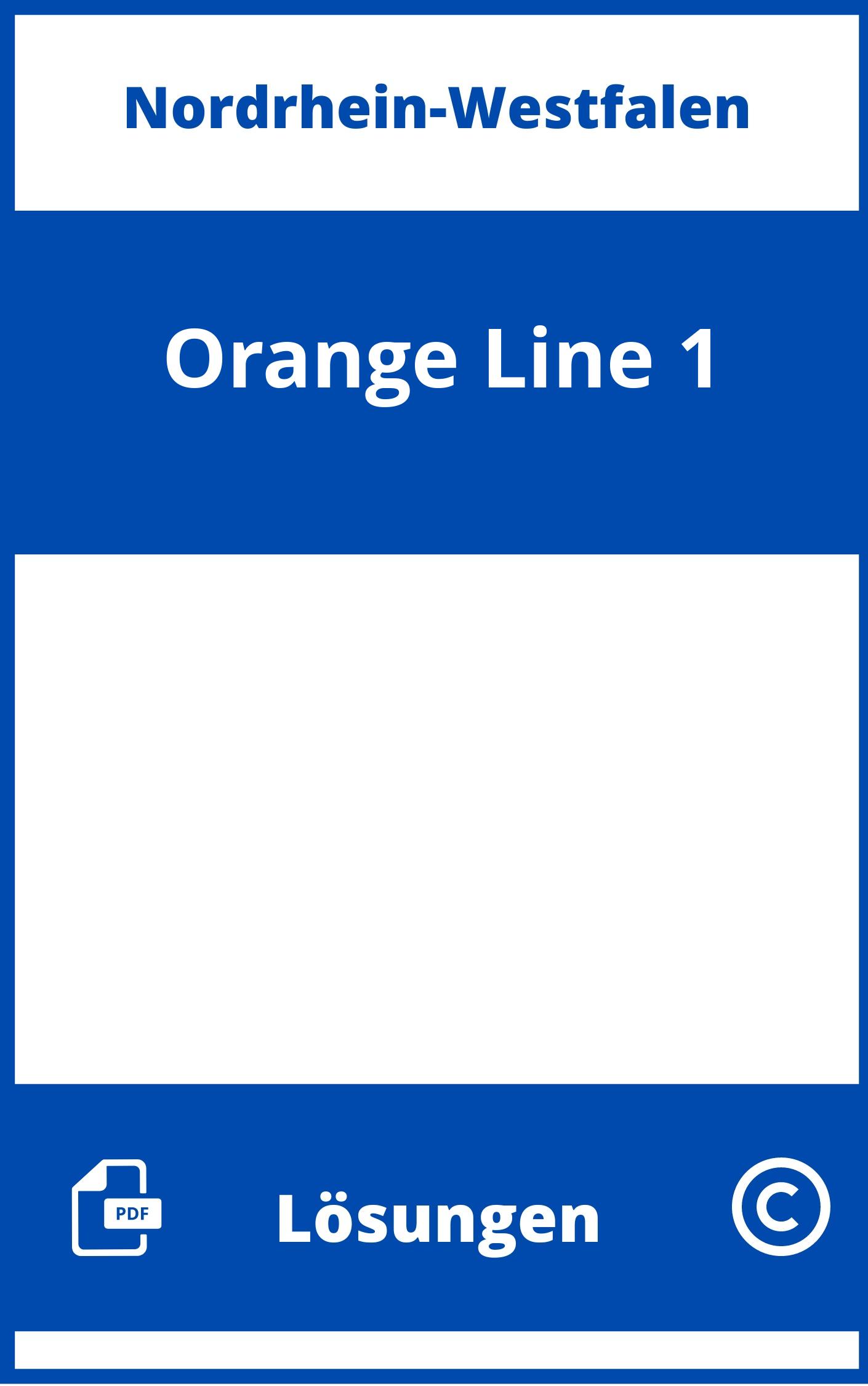 Orange Line 1 Lösungen NRW PDF