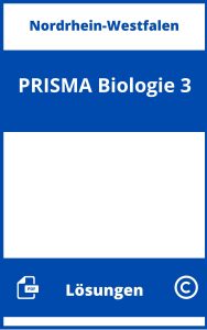 PRISMA Biologie 3 Lösungen NRW
