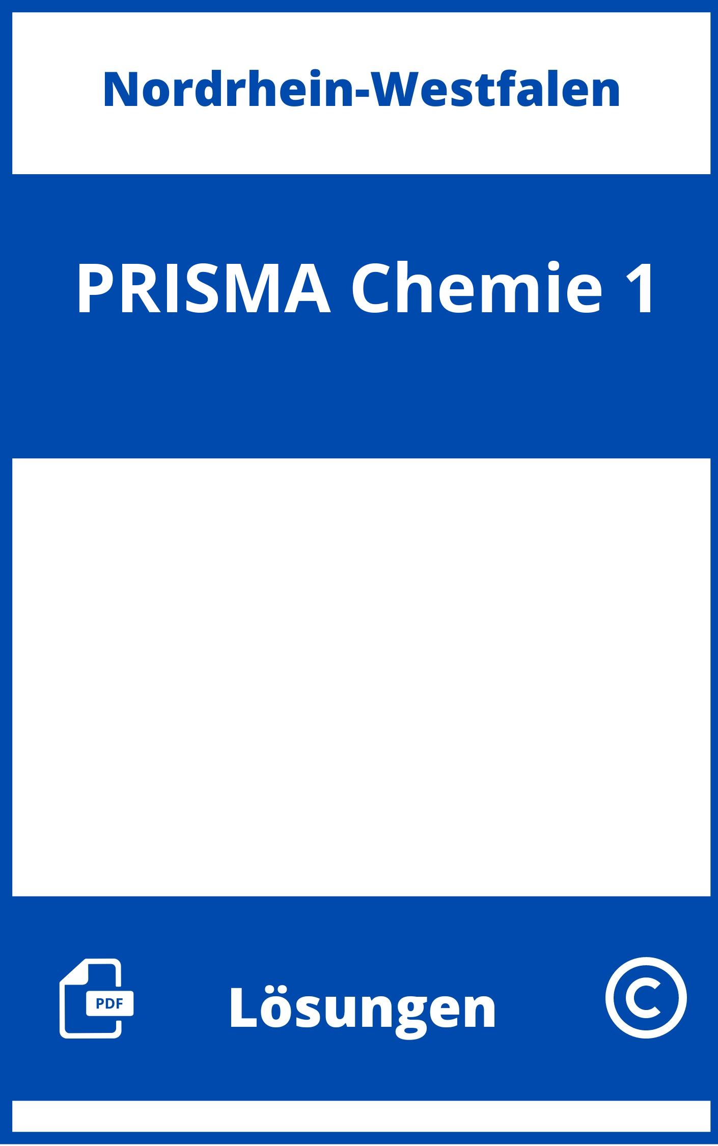 PRISMA Chemie 1 Lösungen NRW PDF