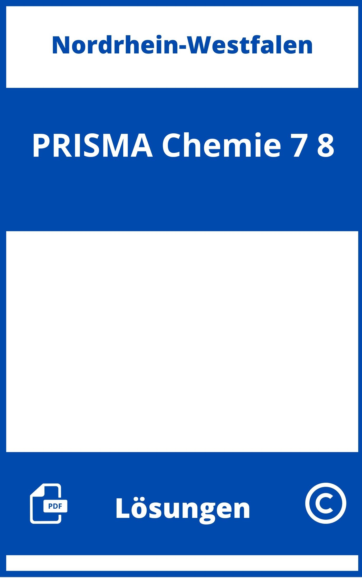 PRISMA Chemie 7/8 Lösungen NRW PDF