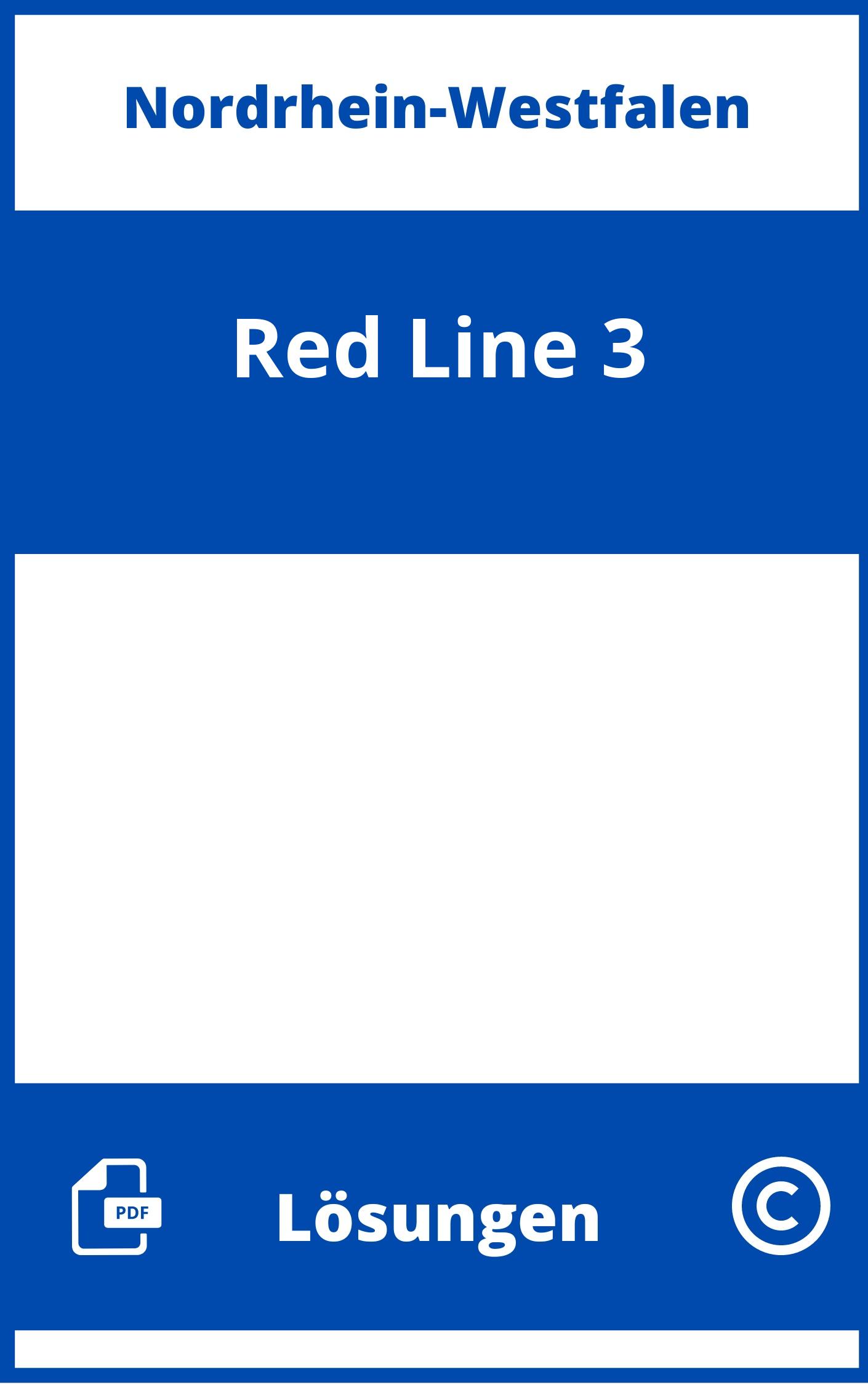 Red Line 3 Lösungen NRW PDF