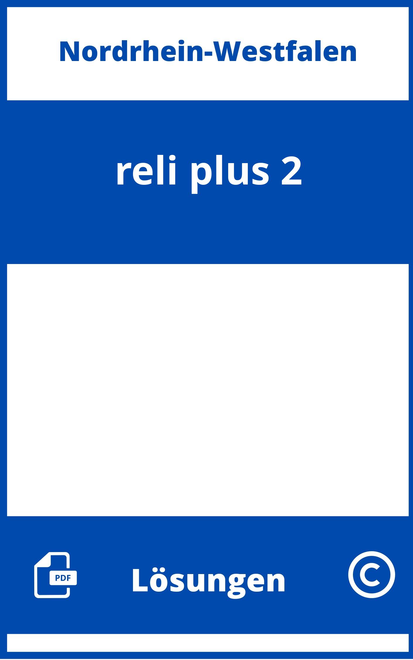 reli plus 2 Lösungen NRW PDF