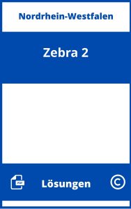 Zebra 2 Lösungen NRW